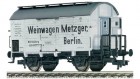 545507 Fleischmann Box car with integrated tanks for wine transport with brakemans cabin